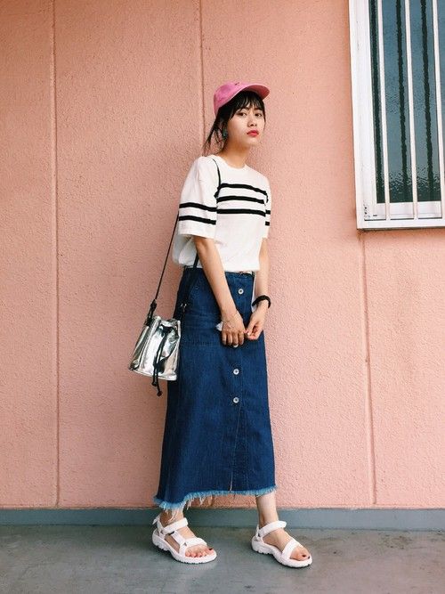 棒球帽穿搭　夏天